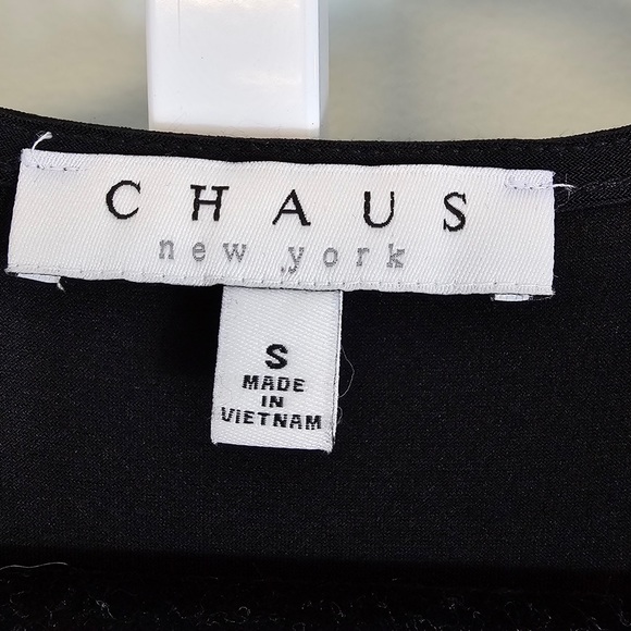 Chaus New York Black V-neck essential dress NWT - Picture 3 of 5